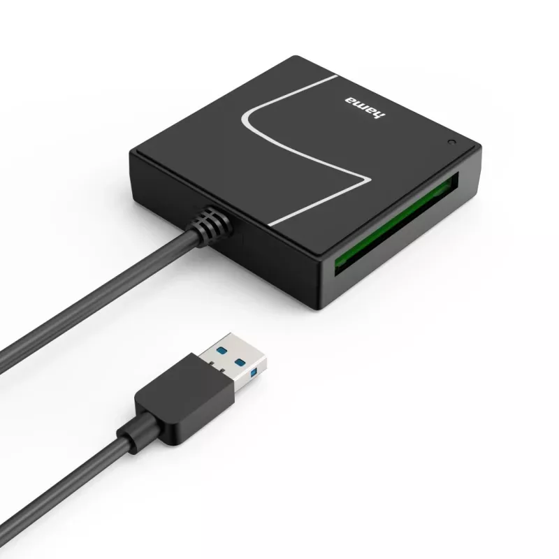 Hama 00200148 čítačka kariet USB 3.2 Gen 1 (3.1 Gen 1) Type-A/Type-C čierna