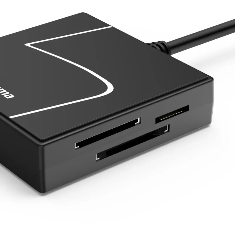 Hama 00200148 čítačka kariet USB 3.2 Gen 1 (3.1 Gen 1) Type-A/Type-C čierna