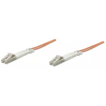 EFB Elektronik O0310.5 Duplexný optický patch kábel, LC-LC, OM2 50/125 µm, LSZH, 5 m, oranžový