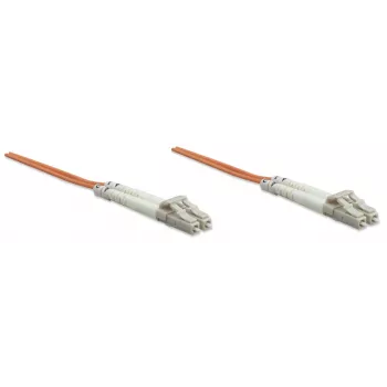 EFB Elektronik O0310.5 Duplexný optický patch kábel, LC-LC, OM2 50/125 µm, LSZH, 5 m, oranžový