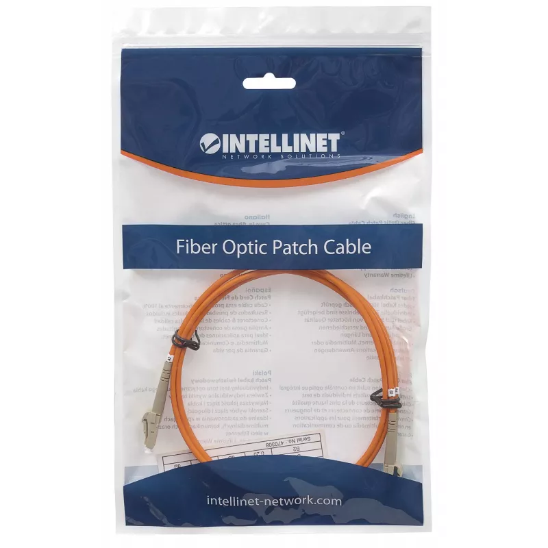 EFB Elektronik O0310.5 Duplexný optický patch kábel, LC-LC, OM2 50/125 µm, LSZH, 5 m, oranžový