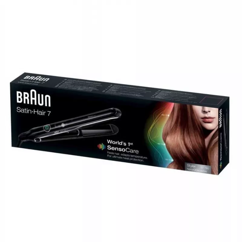 Braun Satin Hair 7 SensoCare ST780 žehlička na vlasy, čierna