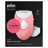 Braun Silk-epil 3-277 epilátor, biela/ružová