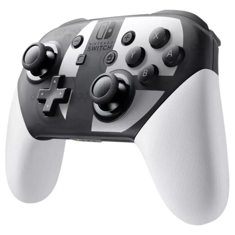 Nintendo Switch Pro ovládač Super Smash Bros. Ultimate Edition čierny, sivý, biely Bluetooth gamepad analógový / digitálny Nintendo Switch