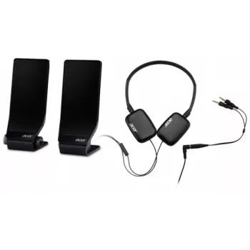 Acer NP.HDS11.00G slúchadlá/headset káblové cez hlavu hovory/hudba čierne