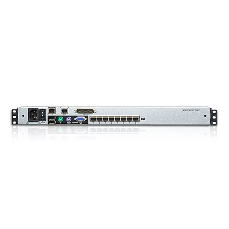 ATEN KL1508AiN 8-portová dvojkoľajová LCD KVM-over-IP racková konzola