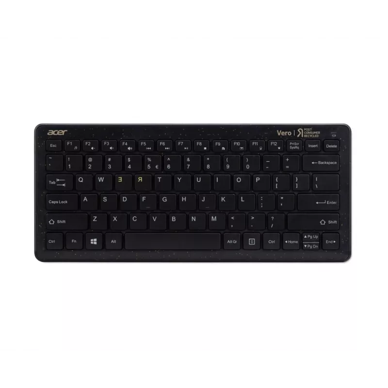 Acer Chrome combo sada, klávesnica, myš súčasťou, univerzálna, RF Wireless, QWERTY, čierna
