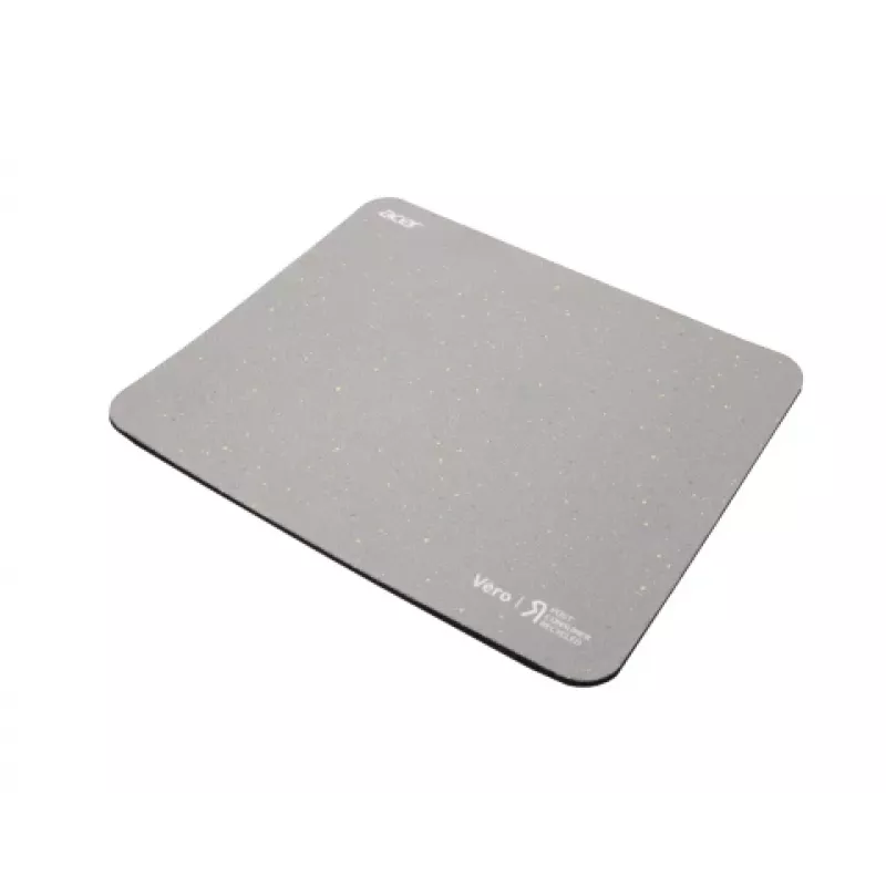 Acer Vero podložka pod myš, sivá, monochromatická, polyetyléntereftalát (PET), guma, protišmyková spodná strana