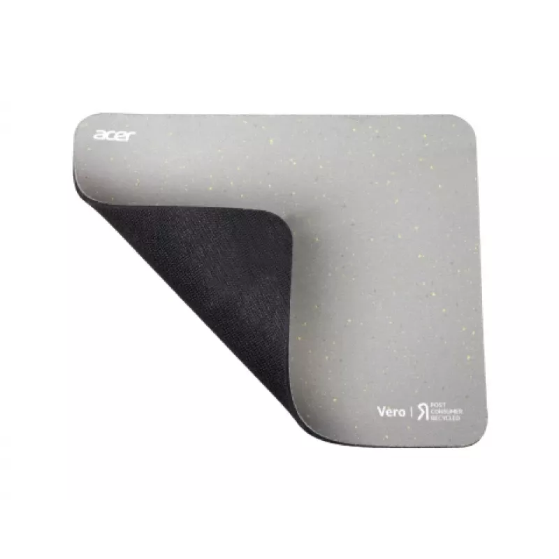 Acer Vero podložka pod myš, sivá, monochromatická, polyetyléntereftalát (PET), guma, protišmyková spodná strana