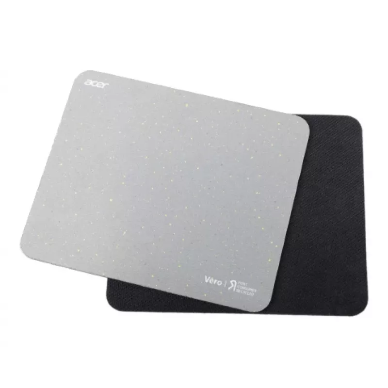Acer Vero podložka pod myš, sivá, monochromatická, polyetyléntereftalát (PET), guma, protišmyková spodná strana