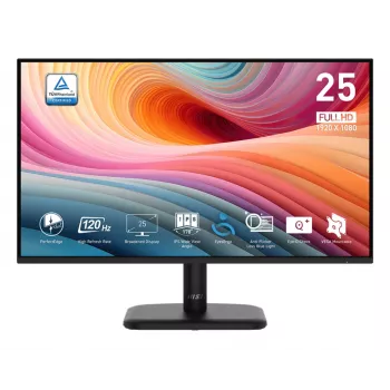 MSI PRO MP251L E2 počítačový monitor 62,2 cm (24,5 inch) 1920 x 1080 pixelov Full HD LED čierny