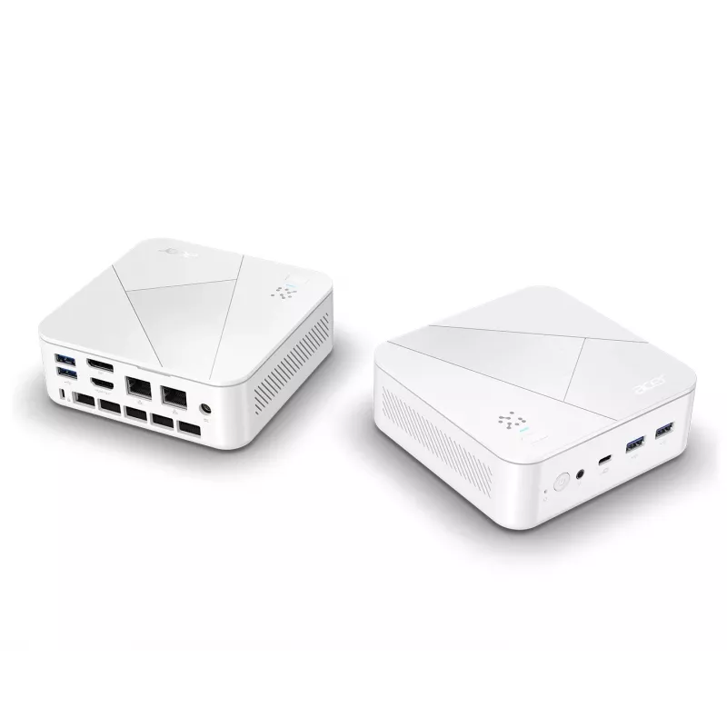 Acer Revo Box RB102-20CPW Mini Copilot+ PC Intel Core Ultra 5 226V 16 GB LPDDR5x-SDRAM 1 TB SSD Windows 11 Home Mini PC biely