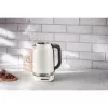KitchenAid 5KEK1701EPL elektrická kanvica 1,7 l 2400 W čierna, nehrdzavejúca oceľ, biela