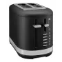 KitchenAid 859711684250 toaster 7 2 plátky 980 W čierna, nehrdzavejúca oceľ