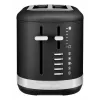 KitchenAid 859711684250 toaster 7 2 plátky 980 W čierna, nehrdzavejúca oceľ