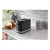 KitchenAid 859711684250 toaster 7 2 plátky 980 W čierna, nehrdzavejúca oceľ