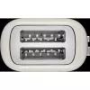 KitchenAid 859711684260 toaster 7 2 plátky 980 W čierna, nehrdzavejúca oceľ, biela