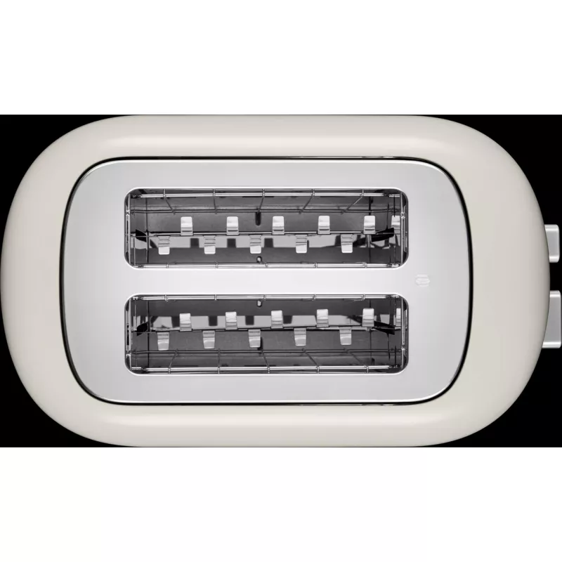 KitchenAid 859711684260 toaster 7 2 plátky 980 W čierna, nehrdzavejúca oceľ, biela