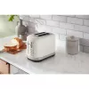 KitchenAid 859711684260 toaster 7 2 plátky 980 W čierna, nehrdzavejúca oceľ, biela