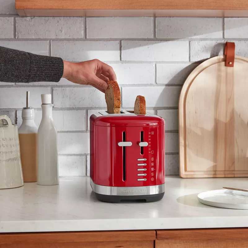 KitchenAid 5KMT2109EER 7 2 plátky 980 W čierna, červená, nehrdzavejúca oceľ