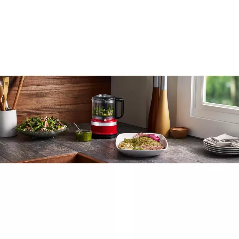 KitchenAid 5KFC3516EER 0,83 l 240 W čierna, červená, nehrdzavejúca oceľ