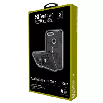 Sandberg ActionCase pre Huawei P20, Border, Huawei, P20, 14,7 cm (5,8 palcov), čierna