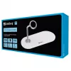 Sandberg 3in1 bezdrôtová nabíjačka, Indoor, USB, bezdrôtové nabíjanie, 0,8 m, strieborná, biela