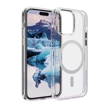 dbramante1928 Iceland Pro kompatibilné s MagSafe – iPhone 15 Pro Max, puzdro, Apple, iPhone 15 Pro Max, transparentná, biela