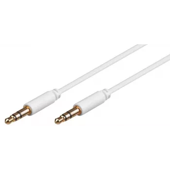 Microconnect AUDLL05W audio kábel 0,5 m 3,5 mm biely