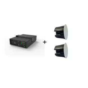 Vivolink Audiopack subwoofer 6.5 40W + 2 x prémiové stropné reproduktory (limitovaná ponuka balíka) čierna káblové 110 W