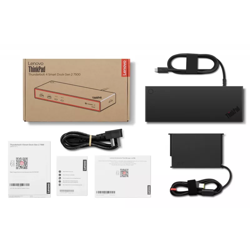 Lenovo ThinkPad Thunderbolt 4 Smart Dock Gen2 7500 káblové čierna