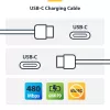 StarTech.com 1 m (3,3 ft) biely USB-C nabíjací kábel 2 ks balenie, USB-C kábel, USB 2.0 Type-C nabíjací kábel pre notebook, 60 W 3 A Power Delivery, TPE plášť, USB-C dátový kábel, M/M