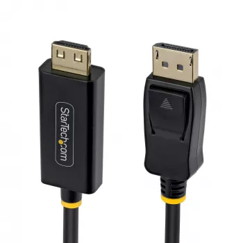 StarTech.com 2m DisplayPort na HDMI adaptérový kábel s konektormi zaistenými proti vytiahnutiu, 4K 60Hz, HDR, jednosmerný DP na HDMI video konvertor, DP desktop na HDMI monitor