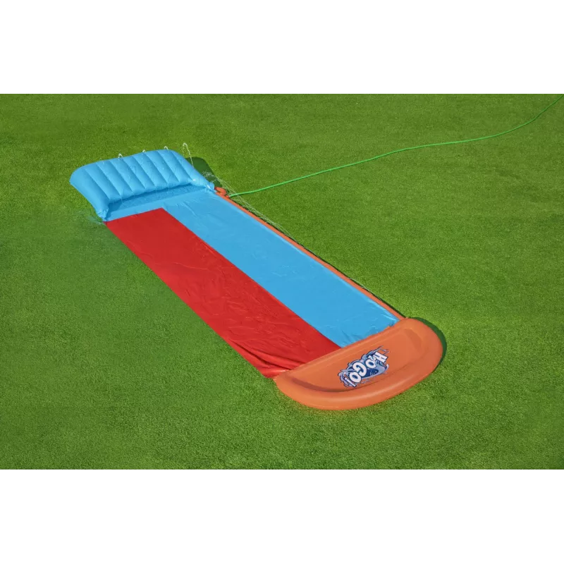 Bestway H2OGO! dvojitá vodná šmýkačka s Tsunami Splash rampou 4,88 m