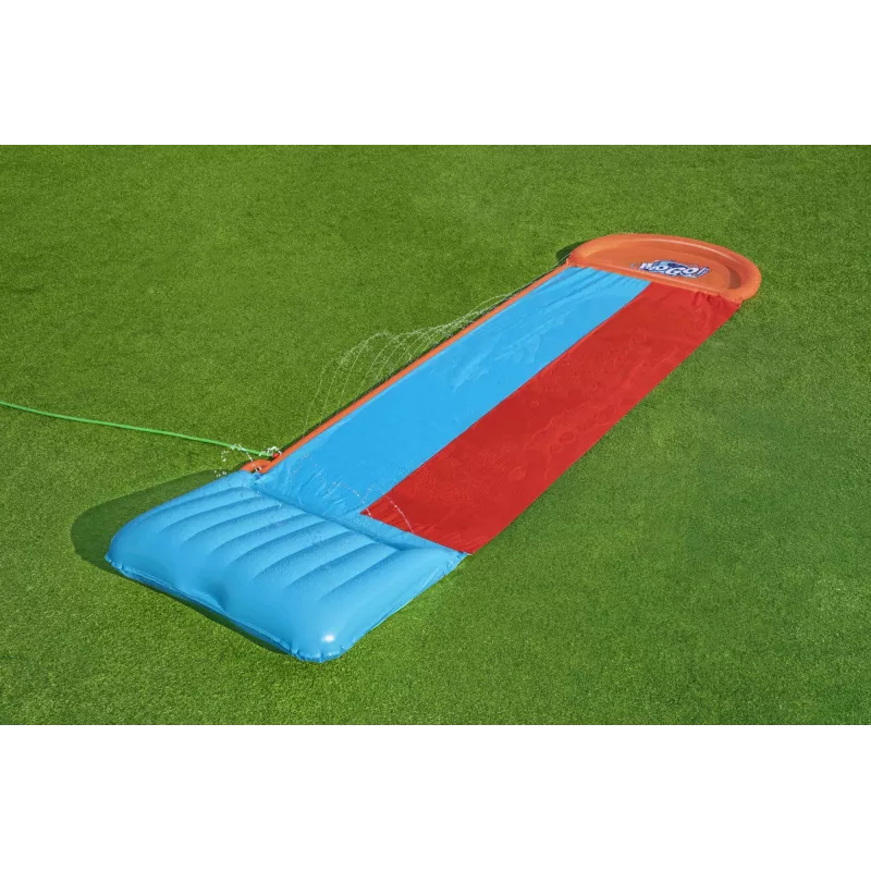 Bestway H2OGO! dvojitá vodná šmýkačka s Tsunami Splash rampou 4,88 m