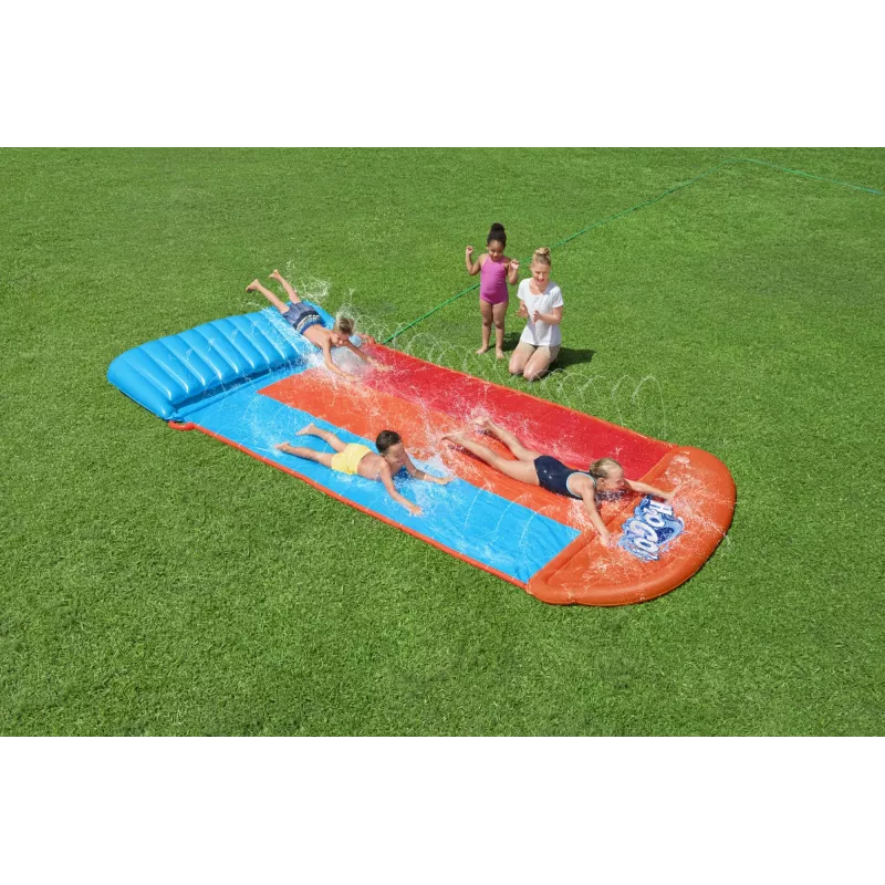 Bestway H2OGO! trojitá šmýkačka s Tsunami Splash rampou 4,88 m