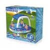 Bestway Sea Captain nafukovací rodinný bazén s UV Careful slnečnou clonou