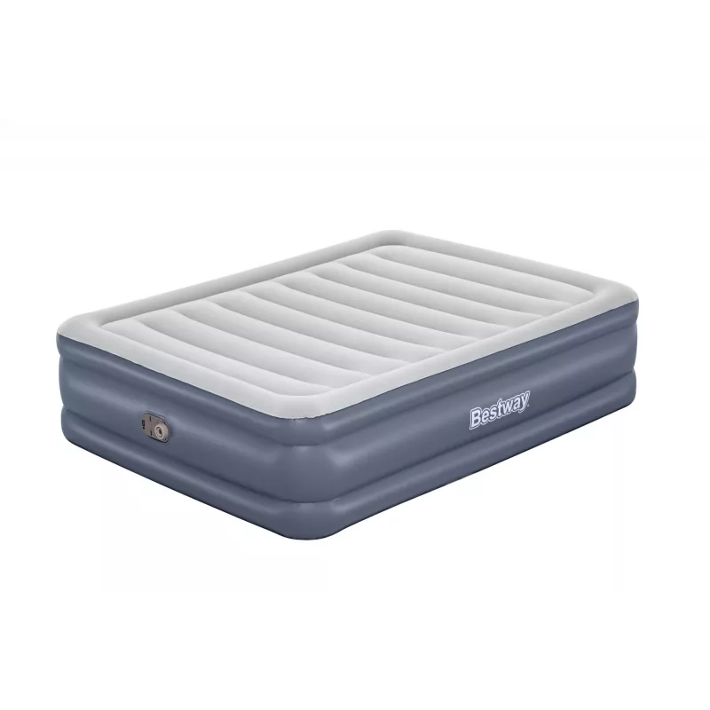 Bestway Tritech nafukovacia matrace Queen s integrovaným AC čerpadlom a antimikrobiálnym povrchom 2,03 m x 1,52 m x 51 cm