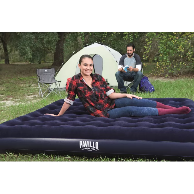 Bestway Flocked Airbed – King – 2,03 m x 1,83 m x 22 cm, dvojmatrace