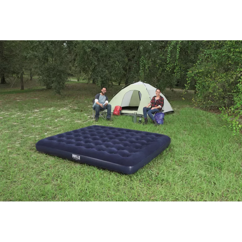 Bestway Flocked Airbed – King – 2,03 m x 1,83 m x 22 cm, dvojmatrace