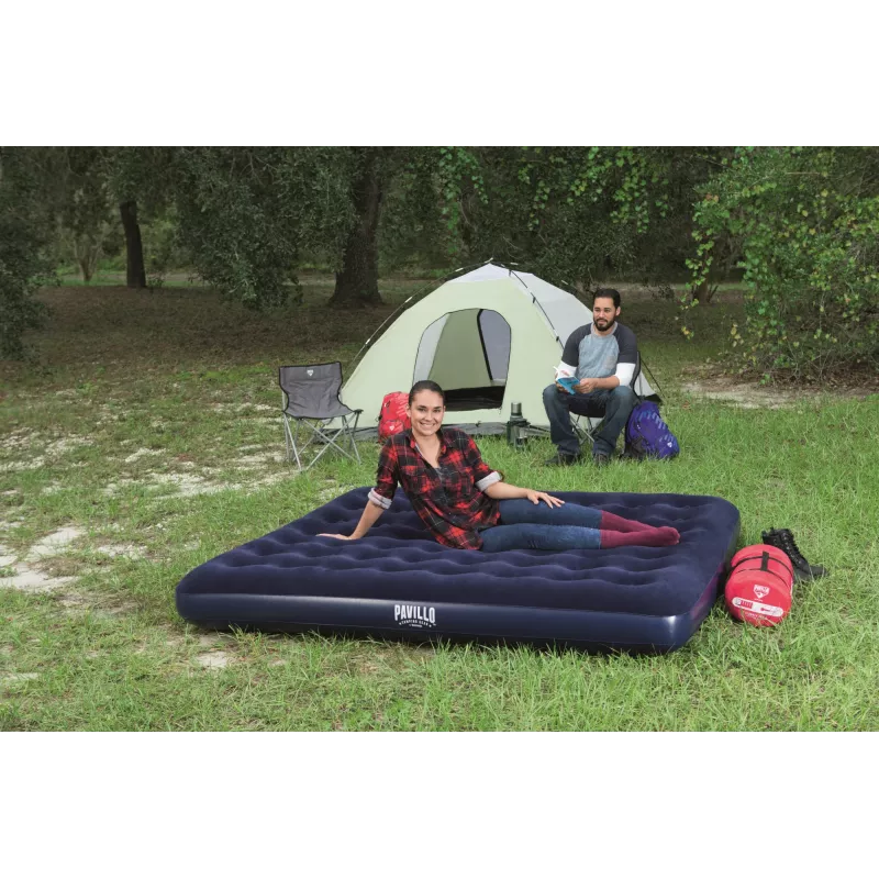 Bestway Flocked Airbed – King – 2,03 m x 1,83 m x 22 cm, dvojmatrace