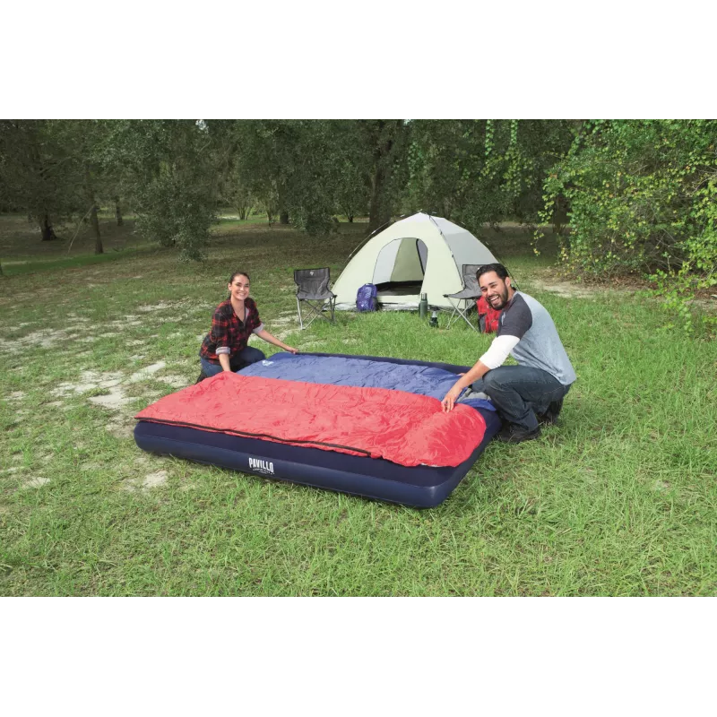 Bestway Flocked Airbed – King – 2,03 m x 1,83 m x 22 cm, dvojmatrace