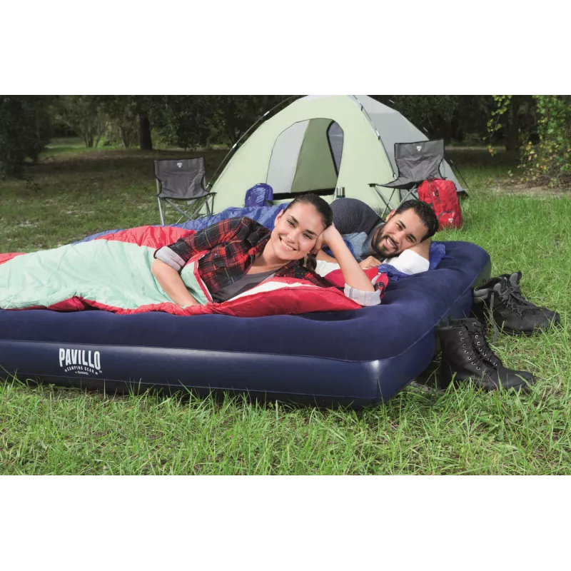 Bestway Flocked Airbed – King – 2,03 m x 1,83 m x 22 cm, dvojmatrace