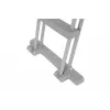 Bestway Flip & Lock rebrík k nadzemnému bazénu 1,32 m, rebrík, sivý, kov, plast, 150 kg, 4 stupne, EN16582