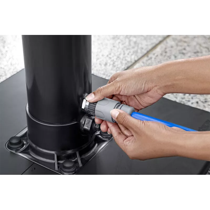Bestway SolarFlow 8 L vonkajšia sprcha, samostatne stojaca, čierna, nerezová oceľ, 8 L, EN1112, 500 mm, 500 mm