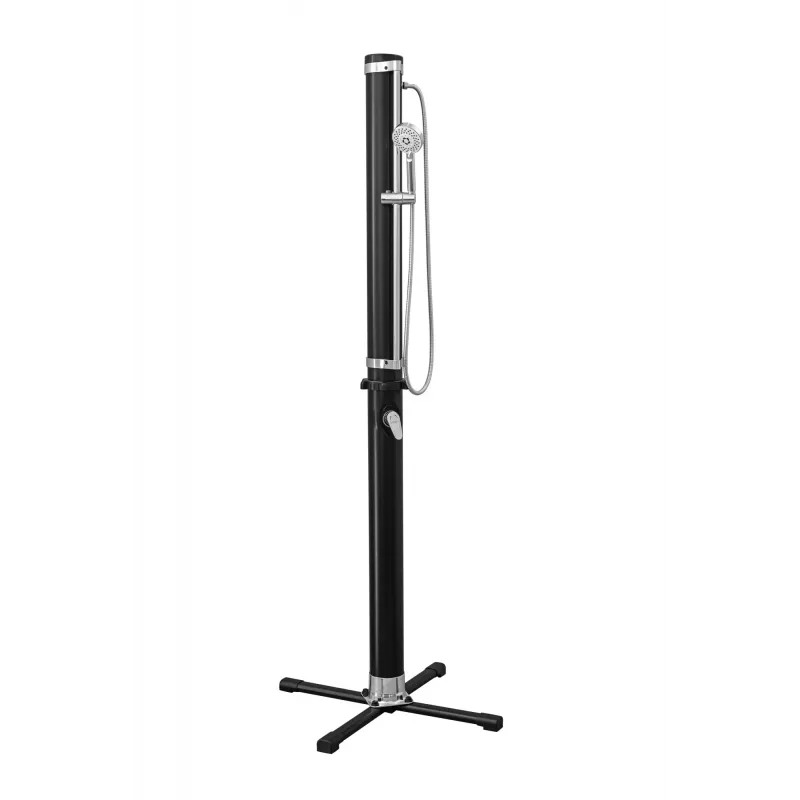Bestway SolarFlow 20 L vonkajšia sprcha, samostatne stojaca, čierna, kov, PVC, 20 L, EN1112, 620 mm