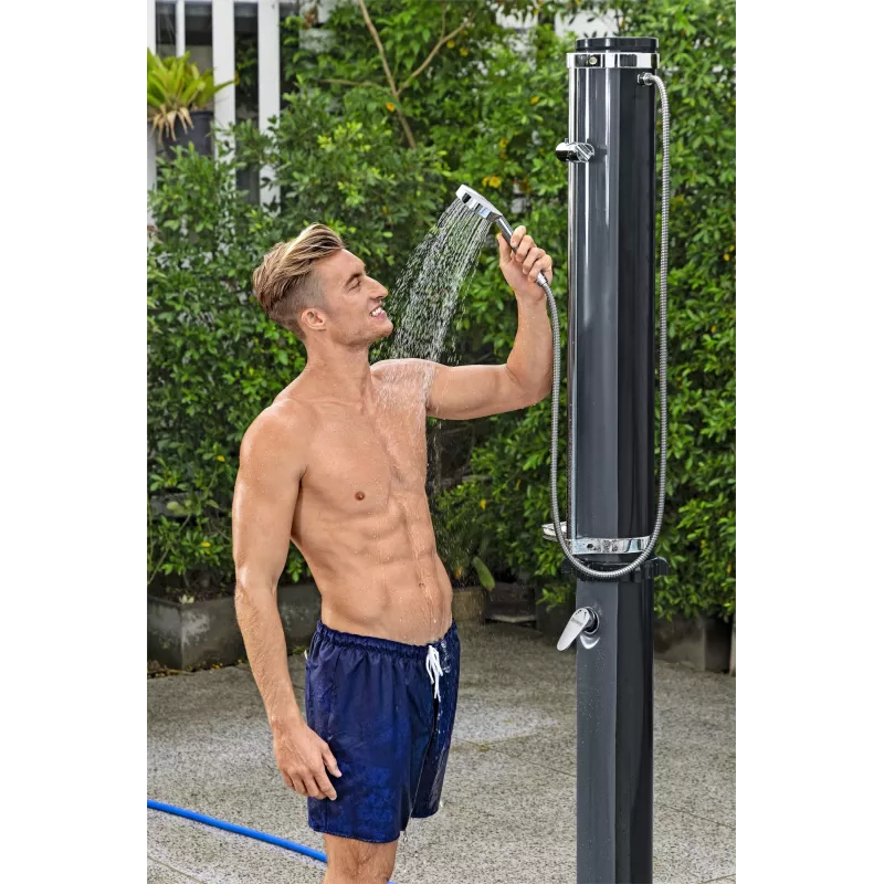 Bestway SolarFlow 35 L vonkajšia sprcha, samostatne stojaca, čierna, 35 L, EN1112, 620 mm, 620 mm