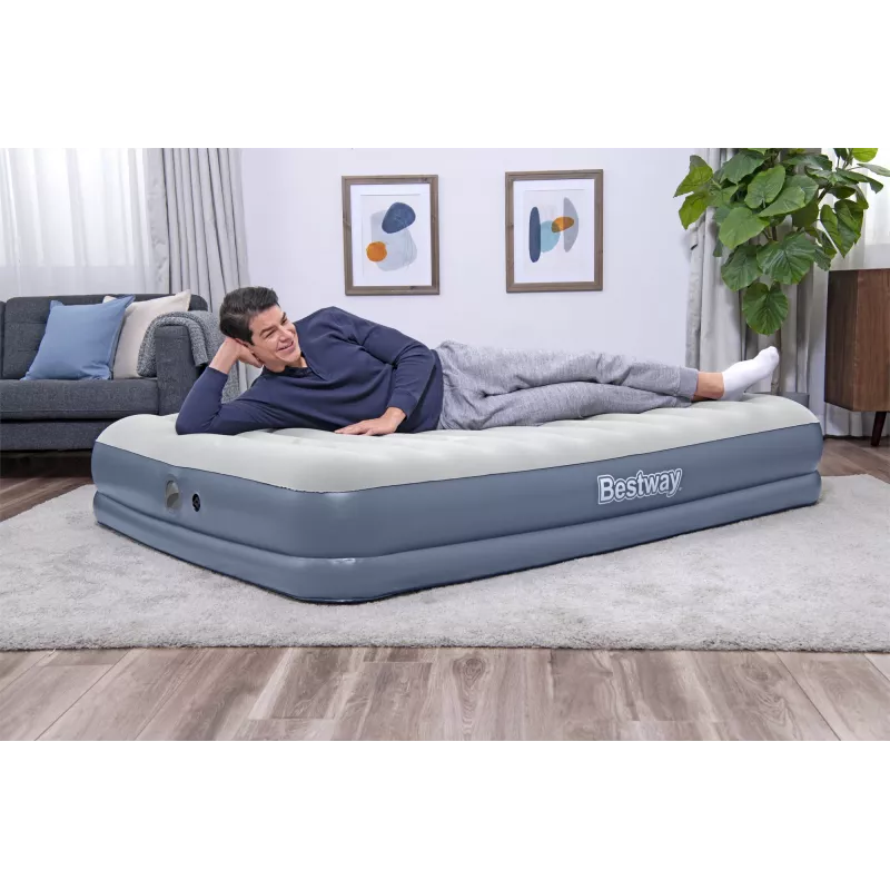 Bestway Tritech nafukovacia matrace Queen s nabíjateľným čerpadlom 2,03 m x 1,52 m x 36 cm