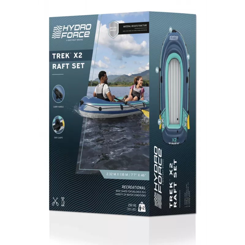 Bestway Hydro Force Trek X2 nafukovacia súprava plte pre 2 osoby 2,32 m