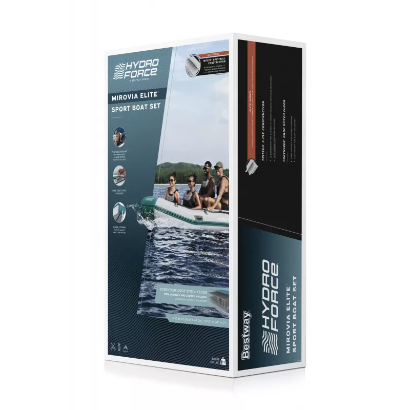 Bestway Hydro Force Mirovia Elite nafukovacia súprava športového člna pre 5 osôb 3,30 m